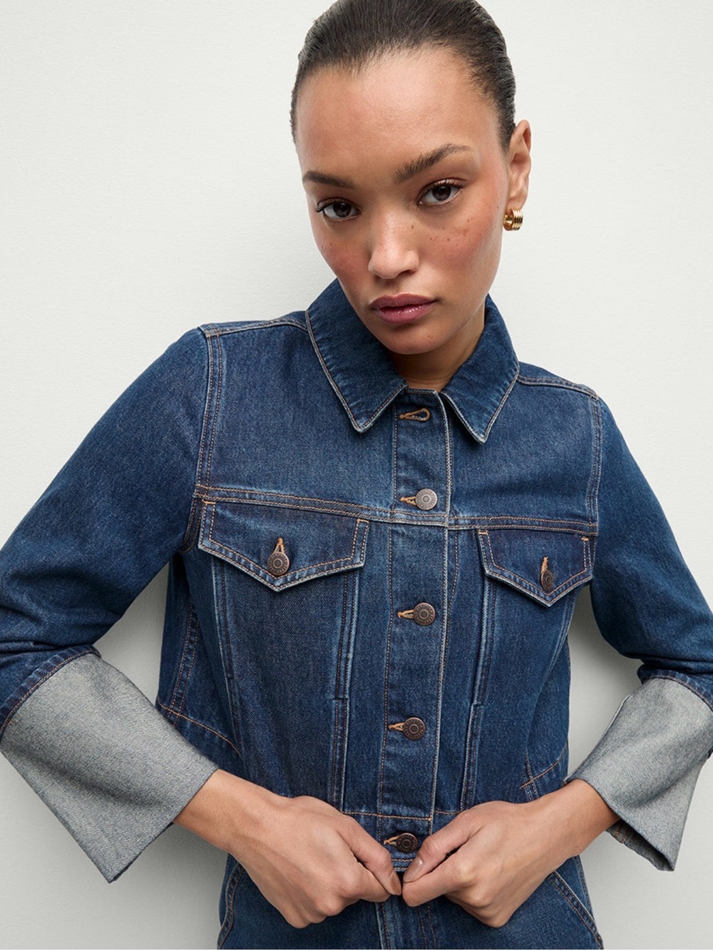 Veronica Beard Philia Denim Trucker Jacket NWOT
